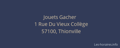 Jouets Gacher