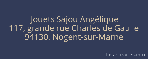 Jouets Sajou Angélique