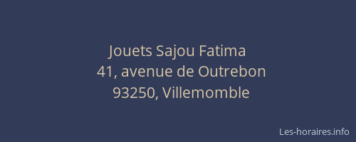Jouets Sajou Fatima