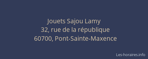Jouets Sajou Lamy