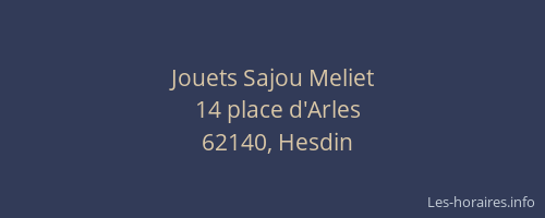 Jouets Sajou Meliet