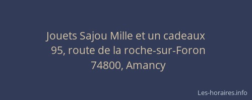 Jouets Sajou Mille et un cadeaux