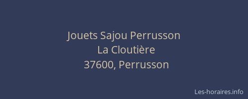 Jouets Sajou Perrusson