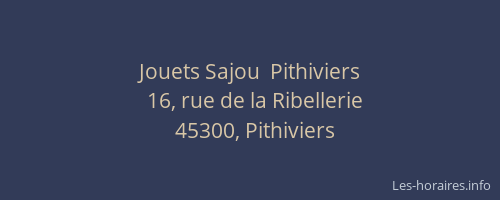 Jouets Sajou  Pithiviers