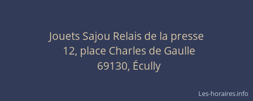 Jouets Sajou Relais de la presse