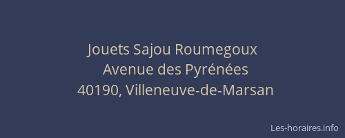 Jouets Sajou Roumegoux