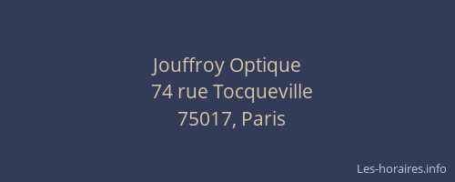 Jouffroy Optique