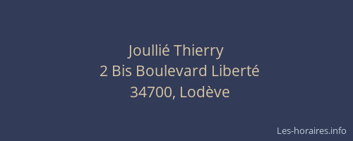 Joullié Thierry