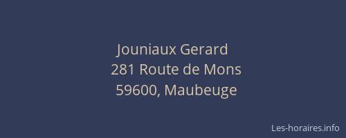 Jouniaux Gerard