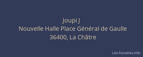 Joupi J