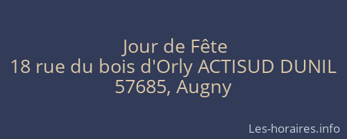 Jour de Fête