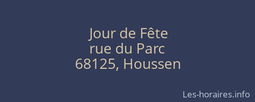 Jour de Fête