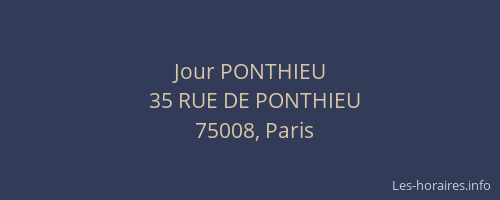Jour PONTHIEU
