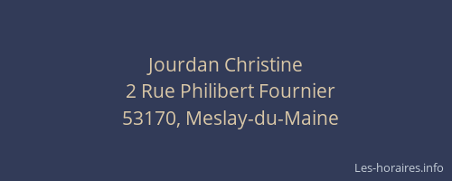 Jourdan Christine