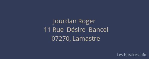 Jourdan Roger