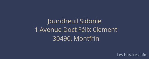 Jourdheuil Sidonie