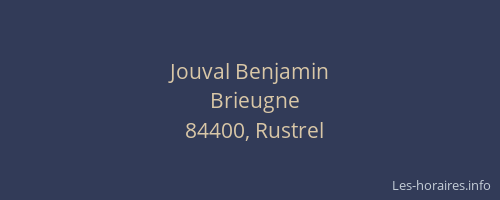 Jouval Benjamin