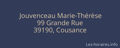 Jouvenceau Marie-Thérèse