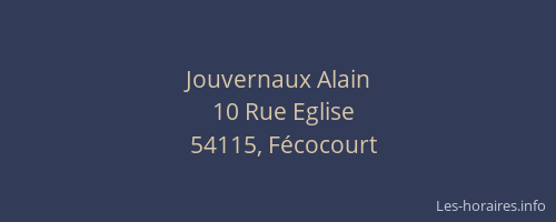 Jouvernaux Alain