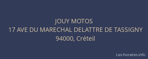 JOUY MOTOS