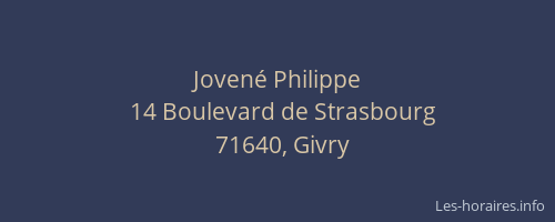 Joven&eacute; Philippe