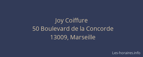 Joy Coiffure