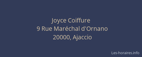 Joyce Coiffure