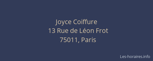 Joyce Coiffure