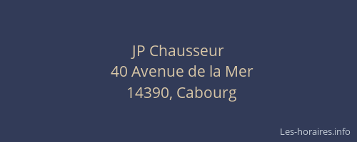 JP Chausseur