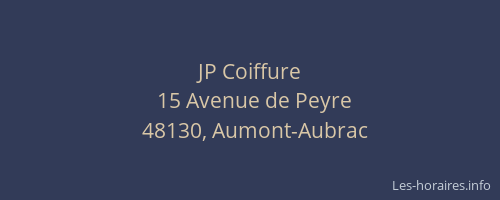 JP Coiffure