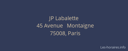 JP Labalette
