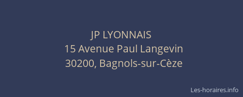JP LYONNAIS