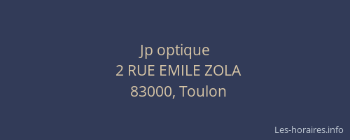 Jp optique