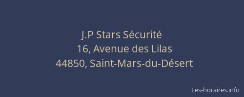 J.P Stars Sécurité