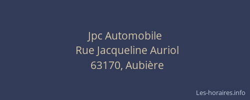 Jpc Automobile