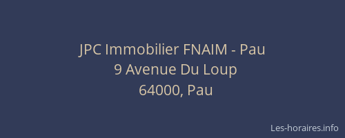 JPC Immobilier FNAIM - Pau