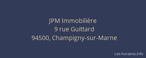 JPM Immobilière