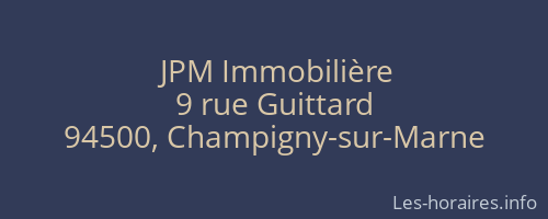 JPM Immobilière