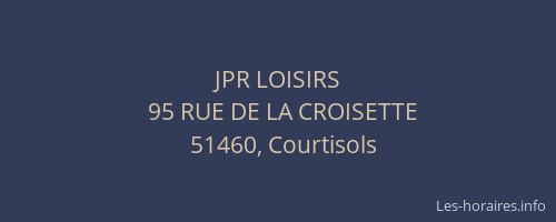 JPR LOISIRS
