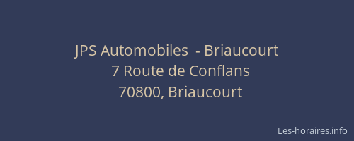 JPS Automobiles  - Briaucourt