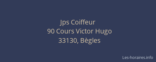 Jps Coiffeur