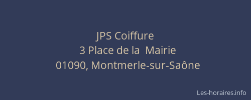 JPS Coiffure