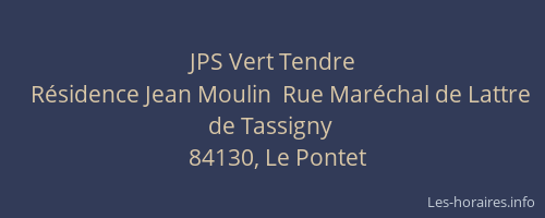 JPS Vert Tendre