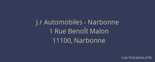 J.r Automobiles - Narbonne