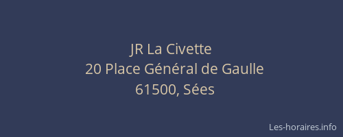 JR La Civette