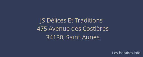 JS Délices Et Traditions