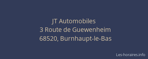 JT Automobiles