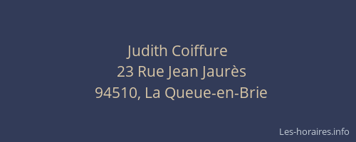 Judith Coiffure
