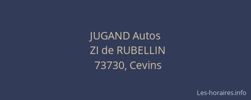 JUGAND Autos