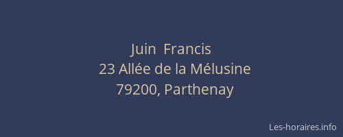 Juin  Francis